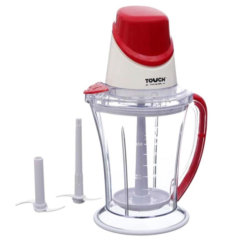 Mini Hachoir TOUCH 40515 | 700 W - 2 lames - Rouge 