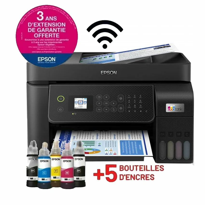 Imprimante Multifonction Epson EcoTank L5290 | Jet d’encre 4-en-1 Wi-fi