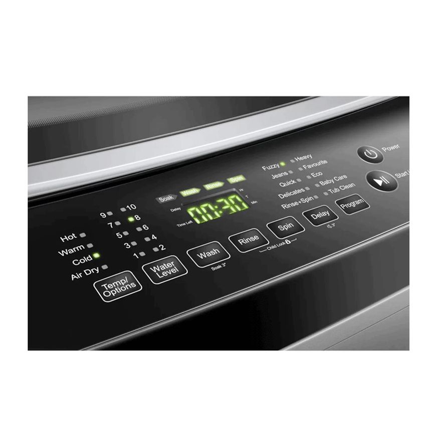 Lave Linge Top Load Hisense 14 kg  WTJA1402T Titanium Silver