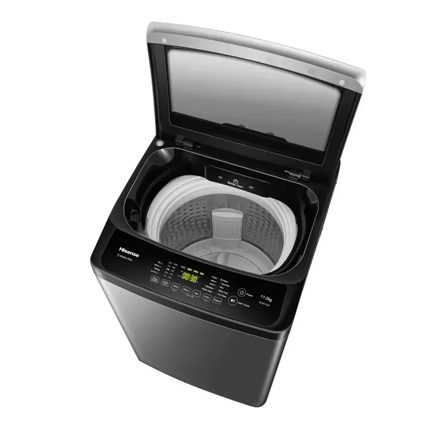 Lave Linge Top Load Hisense 14 kg  WTJA1402T Titanium Silver