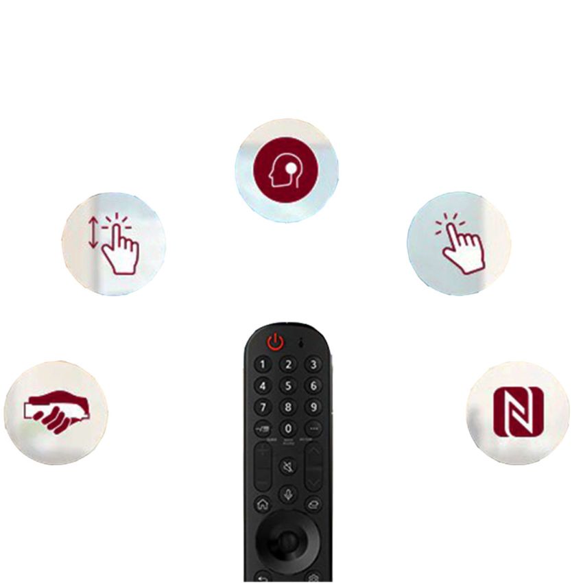 Tv LG 55 Pouces LED 4K UHD | SMART Tv - Avec Récepteur Intégré - 55UP7750PVB - Noir 