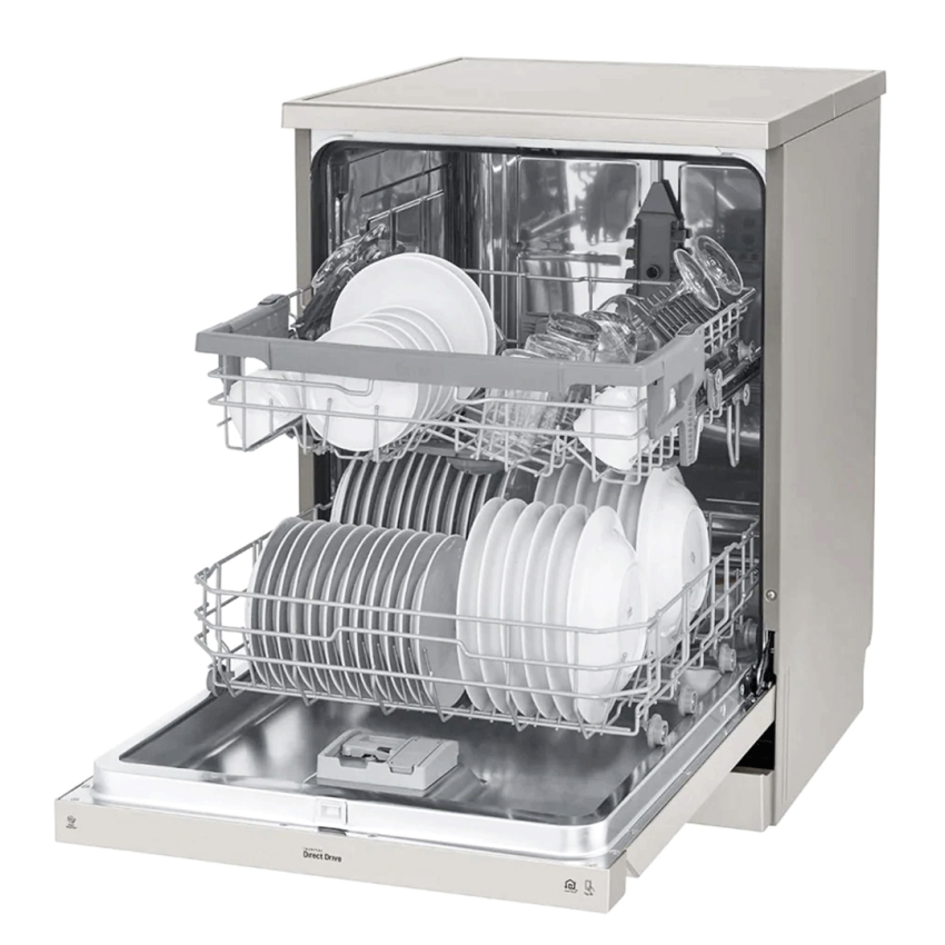 Lave Vaisselle LG QuadWash 14 Couverts | Moteur INVERTER - DFBS512FP - Silver 