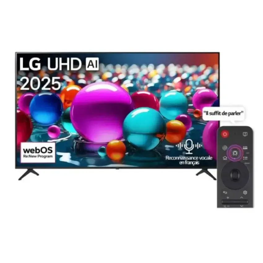 TV LG 43 pouces 4K UA85 |  Smart tv - 43UA85006LA - Noir 