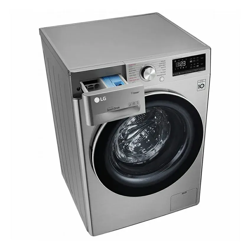 Lave linge LG 9KG Vivace | 1400 Tours - IA DD - F4R5VYG2T - Silver 