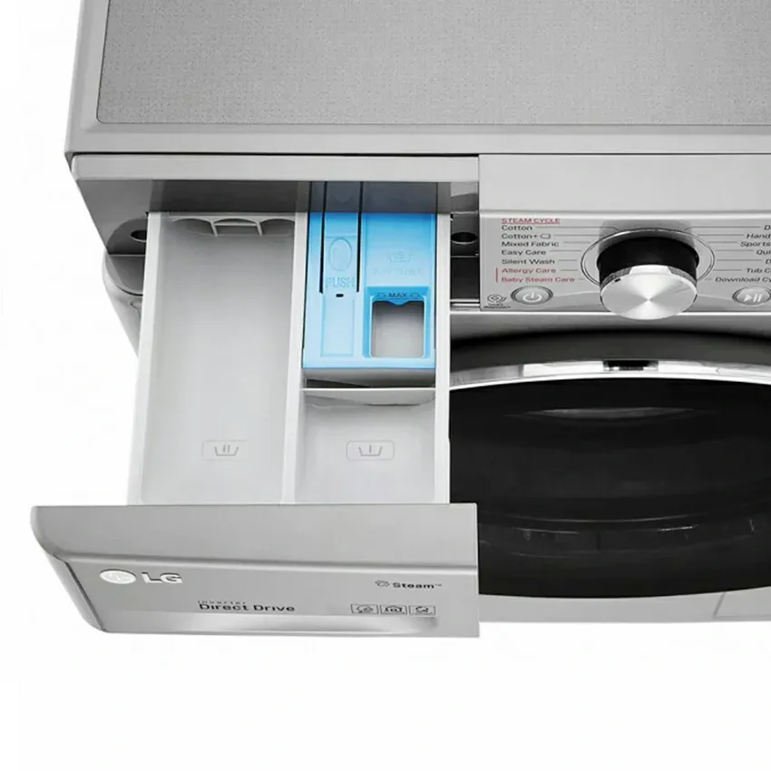 Lave linge LG 9KG Vivace | 1400 Tours - IA DD - F4R5VYG2T - Silver 