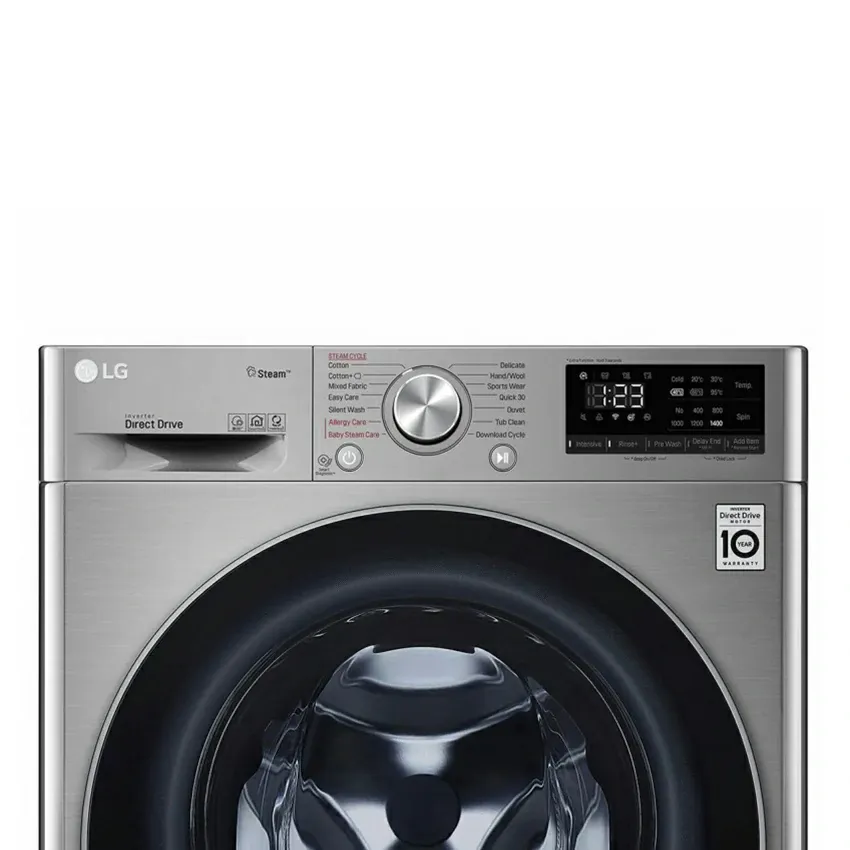 Lave linge LG 9KG Vivace | 1400 Tours - IA DD - F4R5VYG2T - Silver 