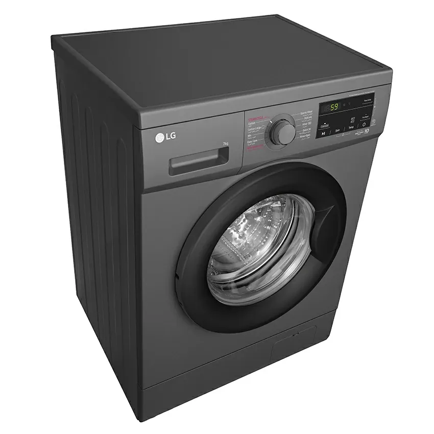 Machine à Laver LG 7 Kg | Essorage 1200 Tours/min - F2J3QYG6J - Noir 