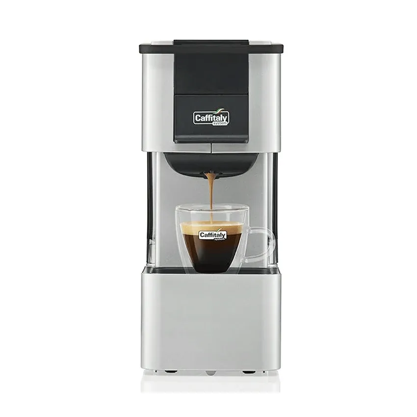 Machine à Café Espresso CAFFITALY | 1250 W - IRIS S27 - Gris 