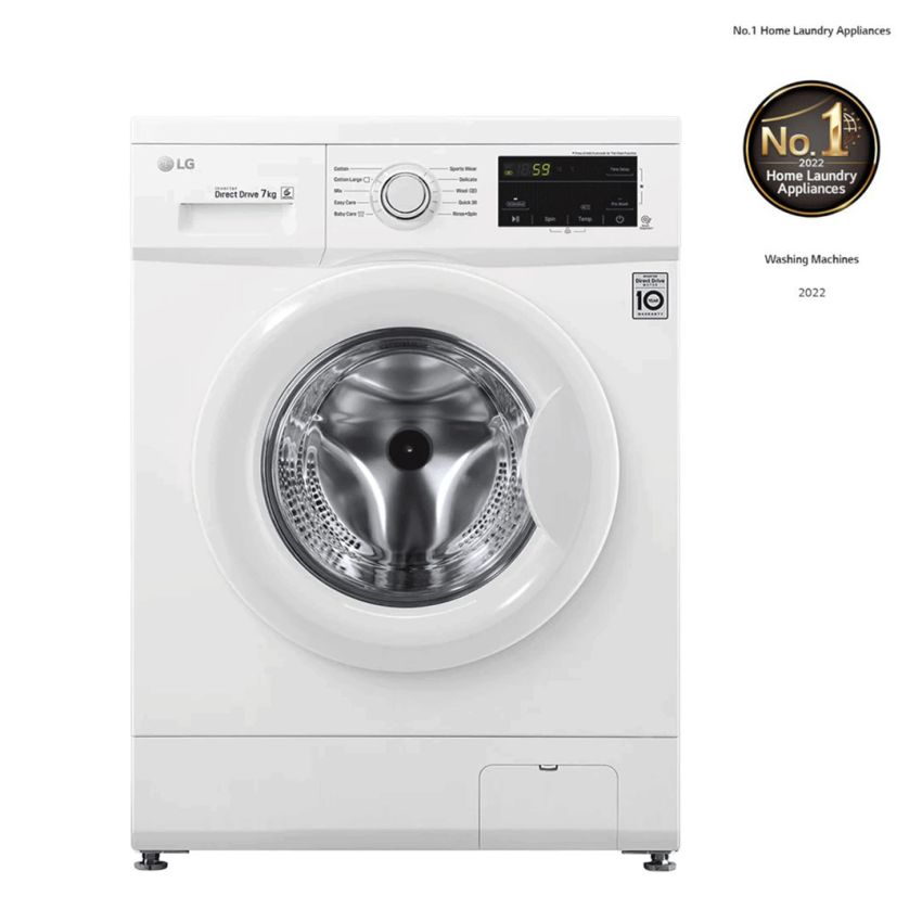 Machine à Laver LG 7 KG | Essorage 1200 Tours/min - Smart DD - FH2J3QDNG0P - Blanc