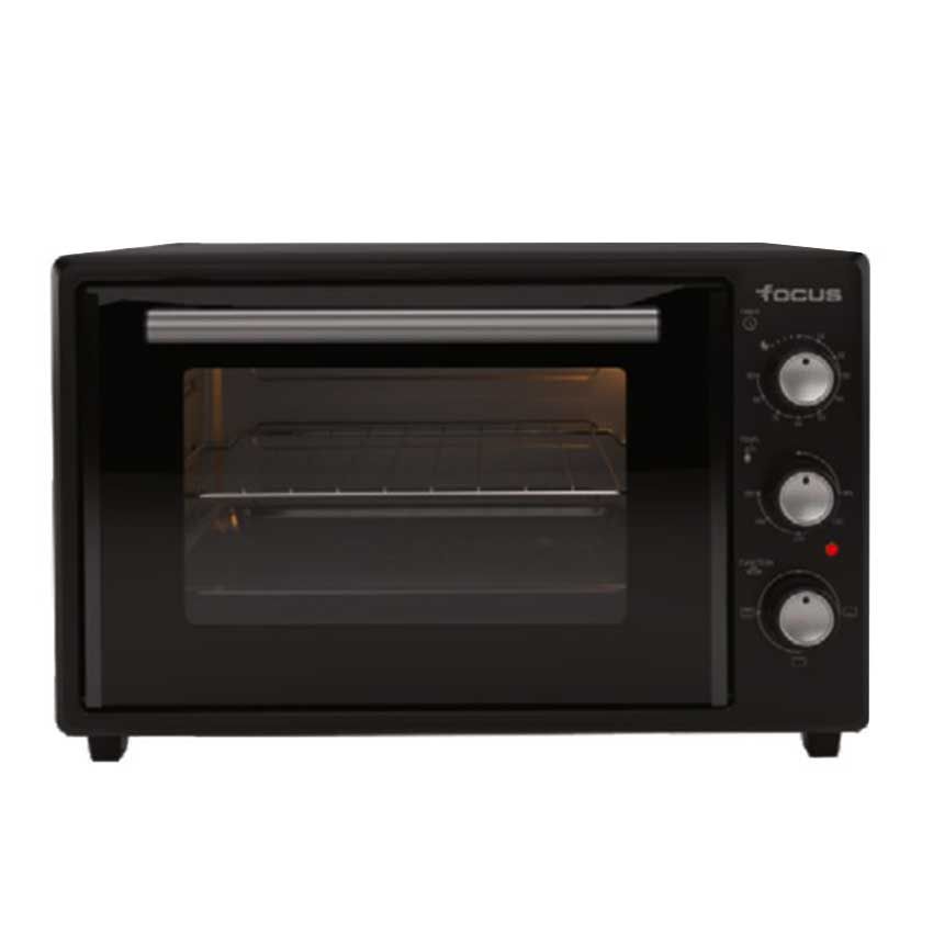 Four Electrique FOCUS 35 Litres | 1800 Watts - Thermostat-250 °C - Mini-Four - F35 - Noir 