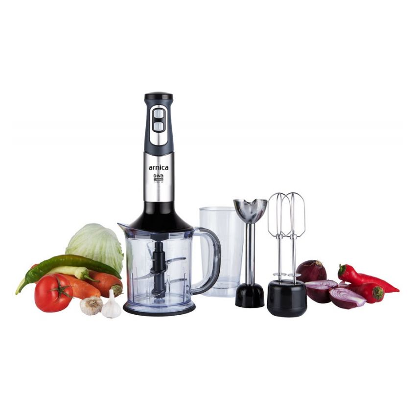 Mixeur Plongeant ARNICA 3en1 Diva Tendance 600 W  | GH 21592  - Noir