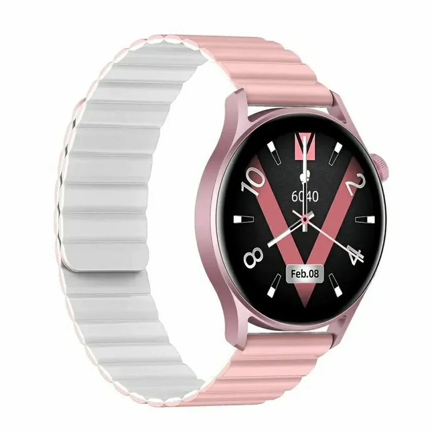 Montre Connectée KIESLECT Lora 2 Rose | Appels iOS / Android
