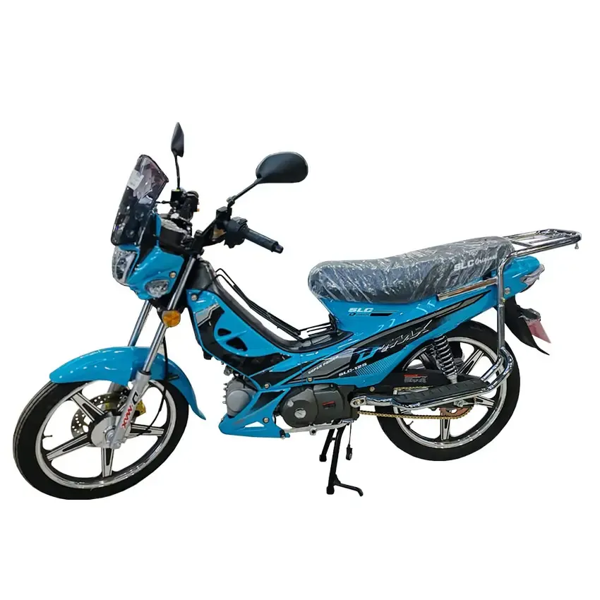 Motocycle D-MAX SLC 124cc Turquoise avec Frein à Main