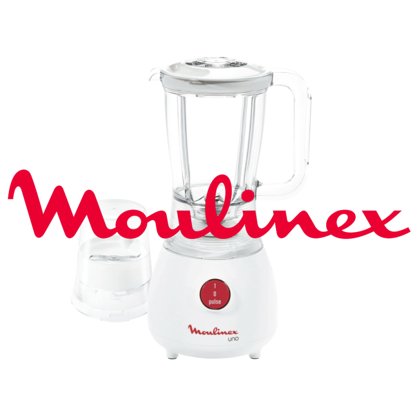 Blender Moulinex UNO 2EN1 350 W | LM2211BM - Blanc