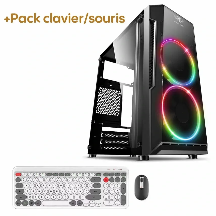 PC De Bureau Gamer Graiet Intel i5-13400 | 16G/256SSD NVMe Noir