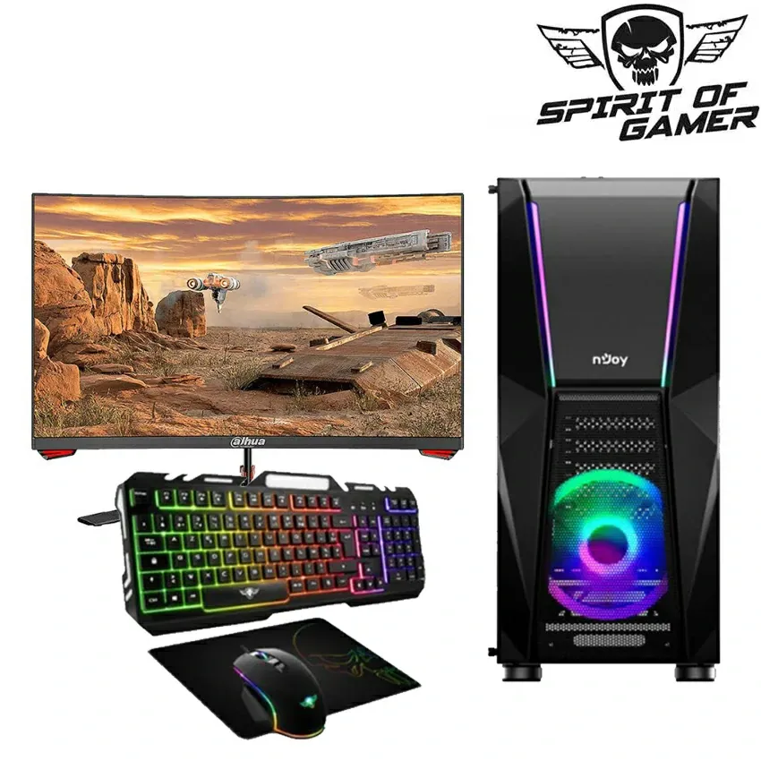 Pc de Bureau Gamer SPIRIT | AMD RYZEN 5 - 16Go - 512SSD - RTX 3050