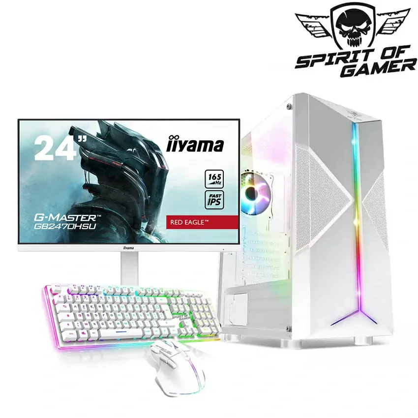 Pc de Bureau Gaming Sur mesure | Intel Core i5 12400F - 16Go - RTX 3050 8GB