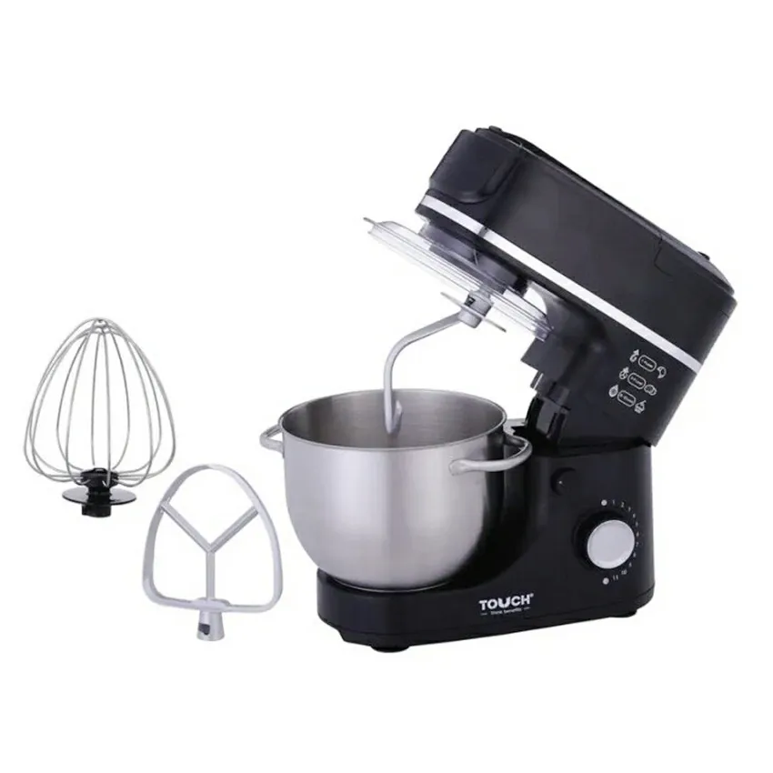 Pétrin électrique Touch 1200W | 5L – 8 Vitesses – 40566 – Noir