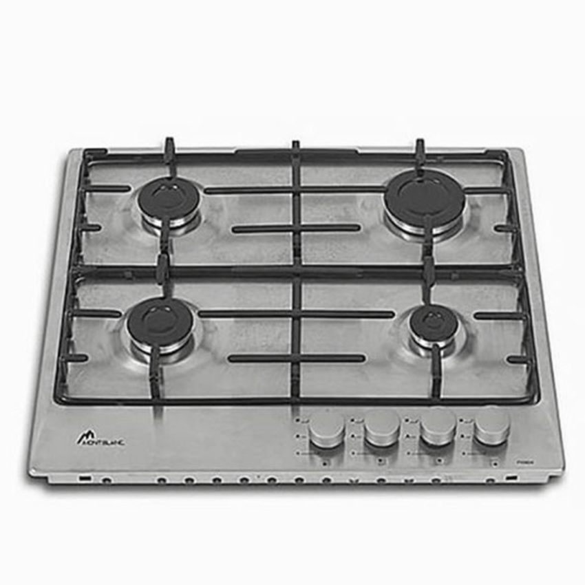 Plaque de cuisson MONTBLANC 4 Feux à Gaz  | 60cm  - PXSL60/4  -  Inox 