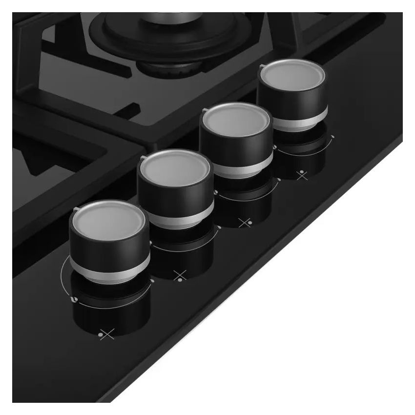 Plaque à Gaz Encastrable BEKO | 60 CM - NOIR - 4 FEUX