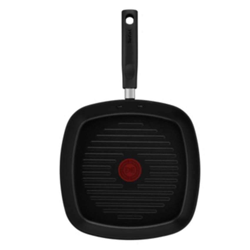 Poêle TEFAL Grille Delicia | 26X26cm - B4684085 - Noir  