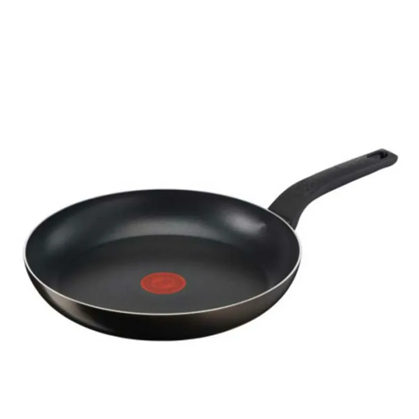 Poêle TEFAL 30 CM EXTRA COOK & CLEAN | Antiadhésif Titanium  - Noir 