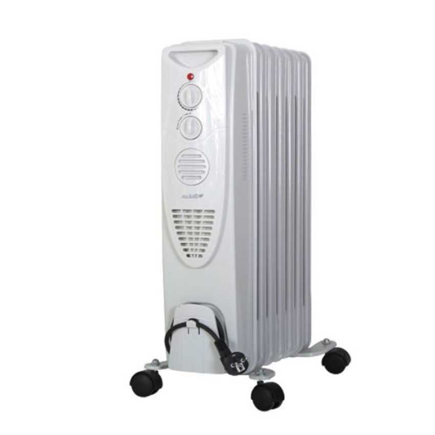 Radiateur Bain Huile BIOLUX 7 Éléments | 1500 W - M.RB-1503 - Blanc