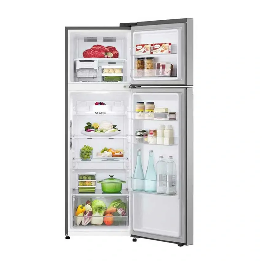 Réfrigérateur LG 266L Moteur Inverter - No Frost - A+++ | GL-B262PQKB - Silver