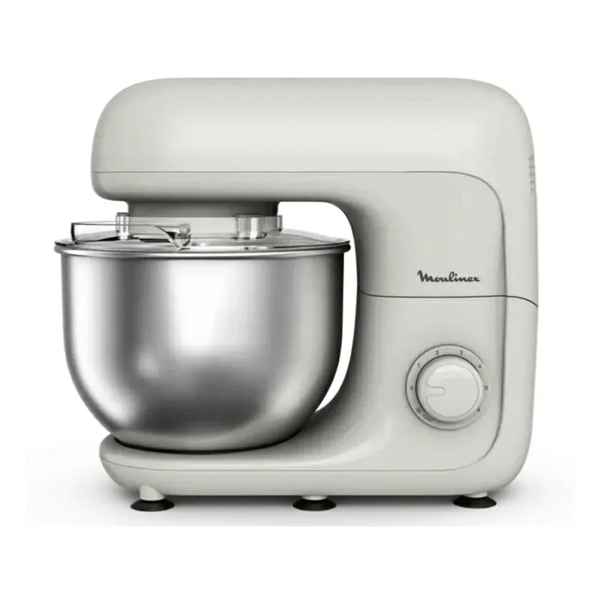 Robot Pétrin Moulinex Multifonction 4,8 L Bake Essential Blanc