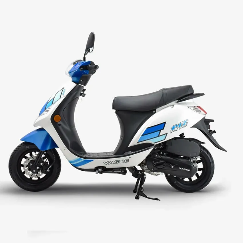 Scooter ZIMOTA Vague PIZ 124CC | 4 Temps - Blanc/Bleu