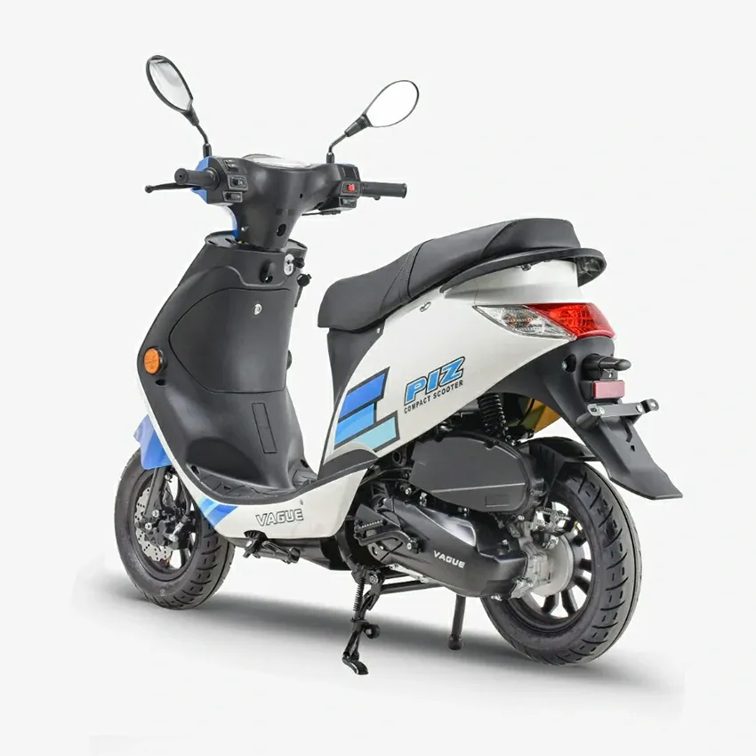 Scooter ZIMOTA Vague PIZ 124CC | 4 Temps - Blanc/Bleu