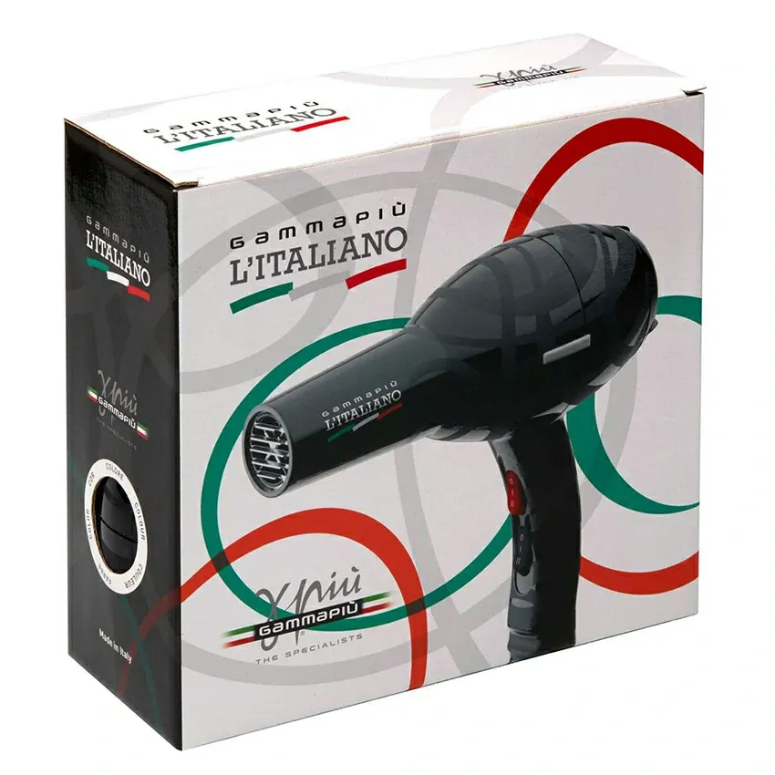 Sèche Cheveux GAMMA PIU L'ITALIANO | 2000 W - Noir
