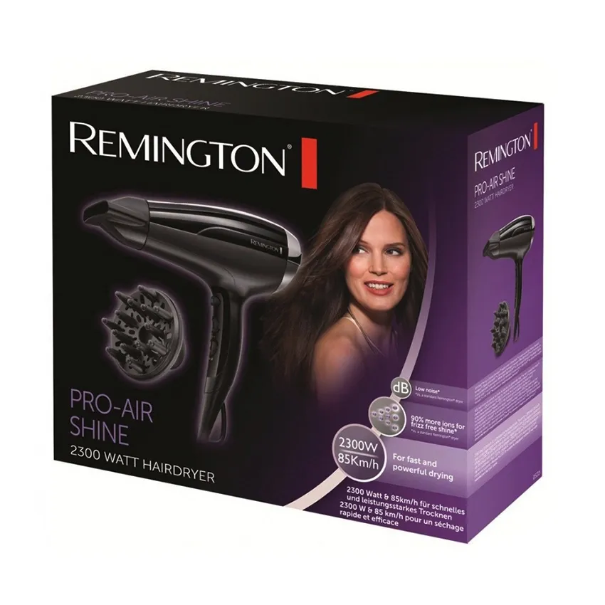Sèche Cheveux REMINGTON 2300 W | PRO AIR SHINE - Noir
