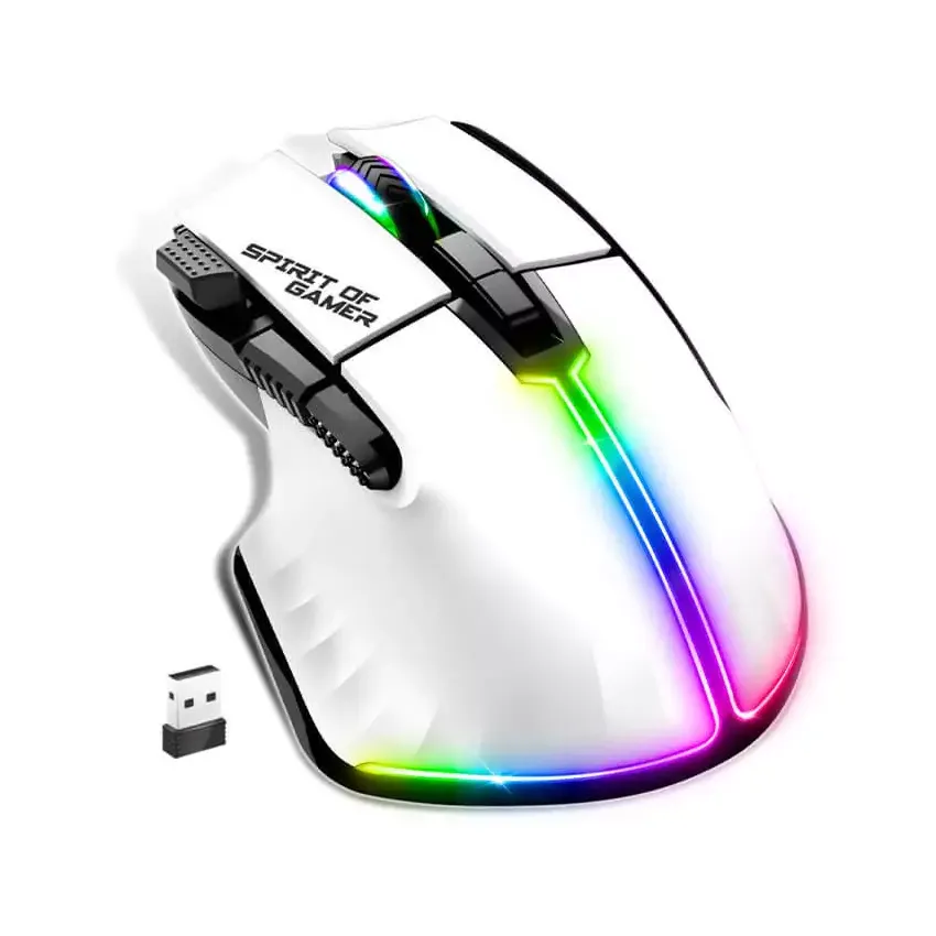 Souris Spirit of Gamer PM5RFWT PRO-M5 | Sans Fil - Blanc 
