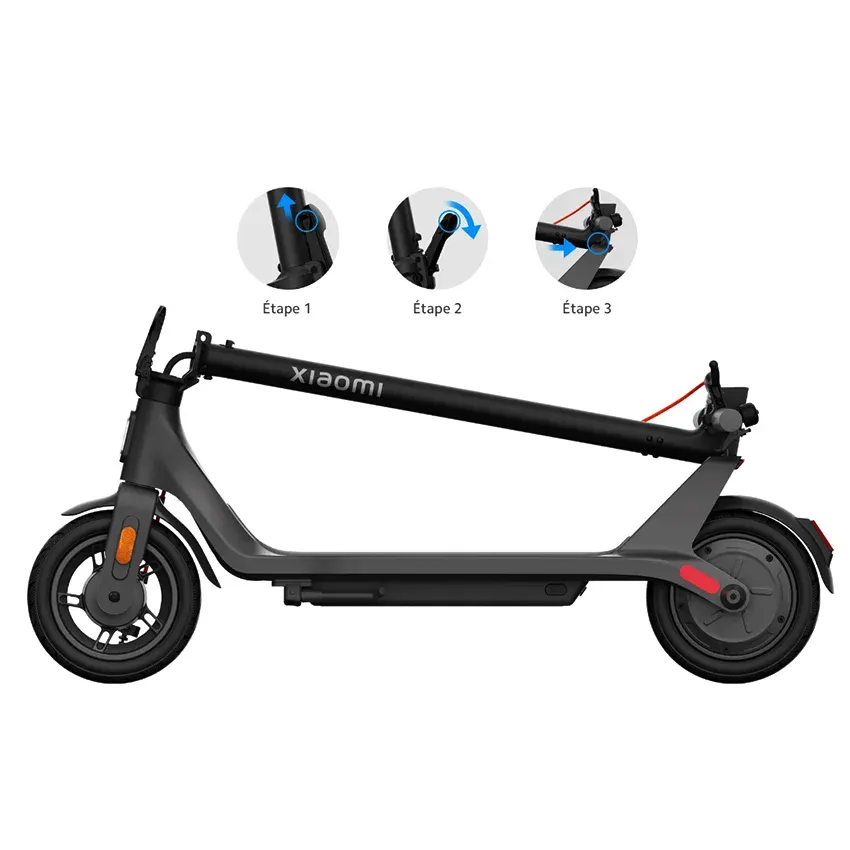 Trottinette Électrique XIAOMI | 4 LITE - 2éme Génération - Noir 