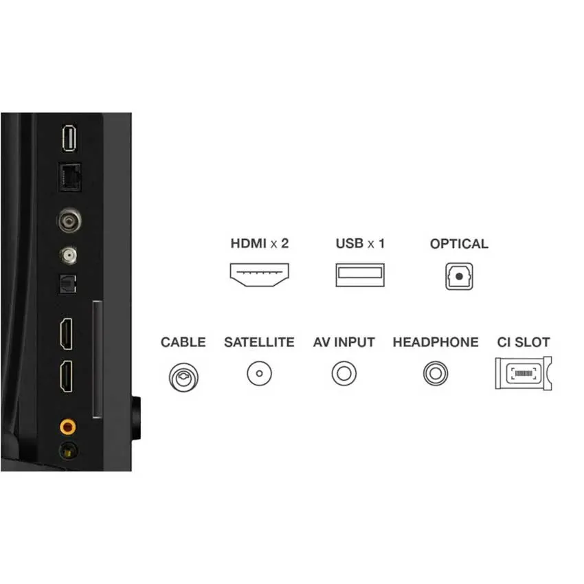 TV TCL 32 Pouces QLED Full HD Smart Google S5K Noir