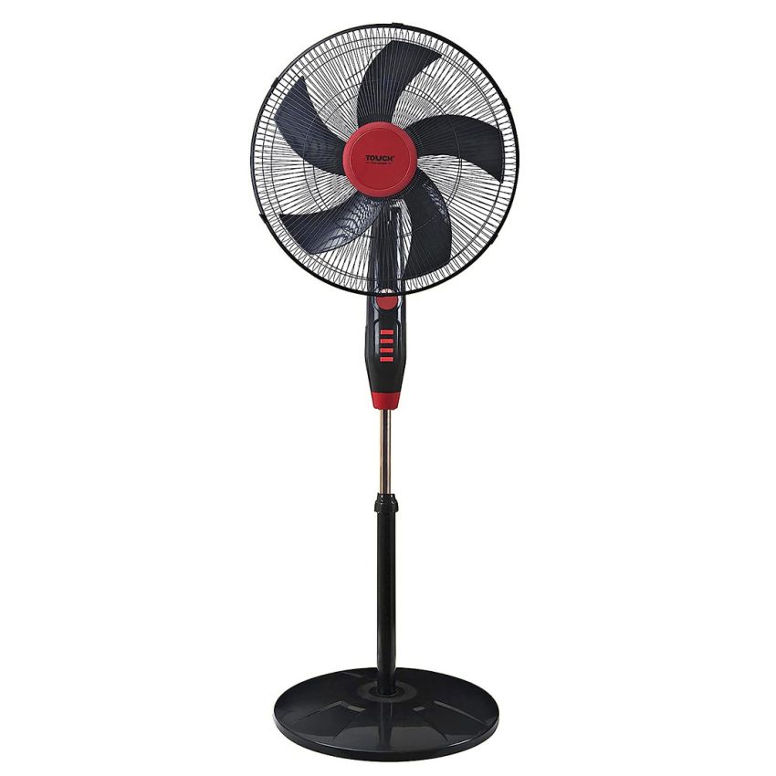 Ventilateur sur pied silencieux TOUCH | Avec télécommande - 40121 - Noir 