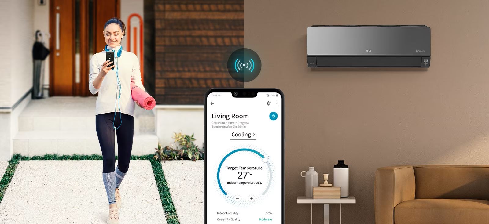 &nbsp;LG - smart thinq app