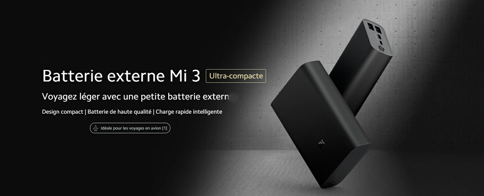 Chargeur Portable Xiaomi 10000mAh Ultra Compact
